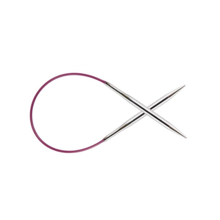 KnitPro Nova Metal - fém fix körkötőtű - 25cm - 3.5mm